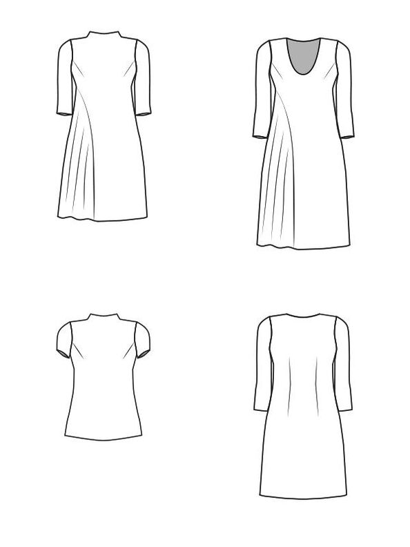 Robe ou Top PETITE MYA 34-50 PDF A4, A0 image number 2