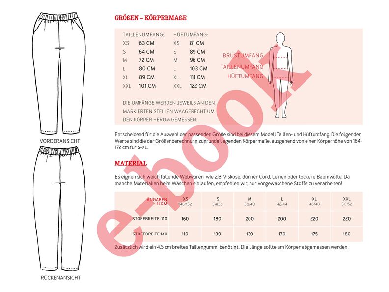 Madame HANNA - pantalon à taille élastique XS-XXL image number 7