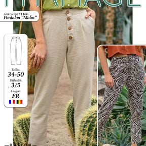 Pantalon "Malin" Patron de Couture 