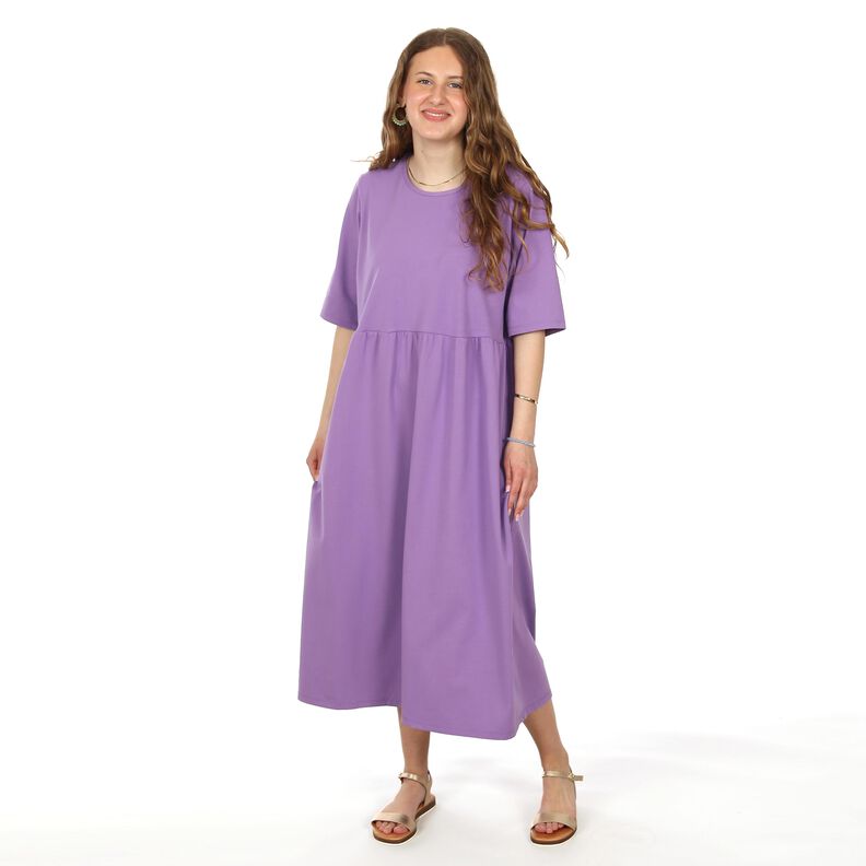 Madame CAROL - Robe T-shirt froncée à la taille XS-XXL image number 6