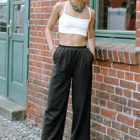 Patron pantalon avec élastique avec instructions, XS-XXXL