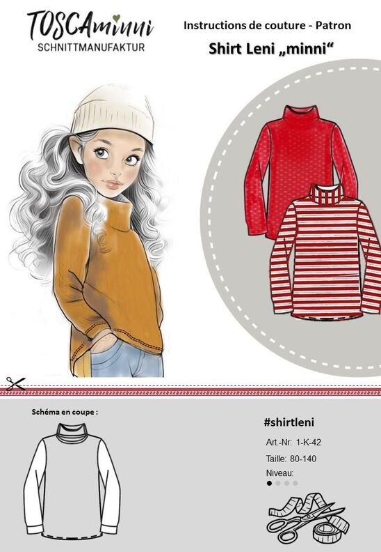 Patron T-shirt pour enfants Leni "minni" tailles 80-140 image number 6