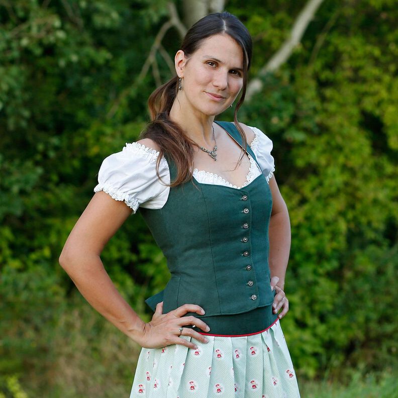 Corsage Susal traditionnel + chemisier dirndl image number 5