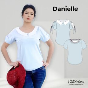 Shirt Danielle tailles 34-54 Patron