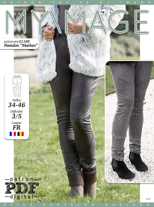 Pantalon MARLEEN Patron de Couture  image number 2