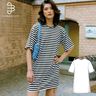 Robe T-shirt Patron XS-XXXL, Robe T-shirt Patron de couture thumbnail number 1