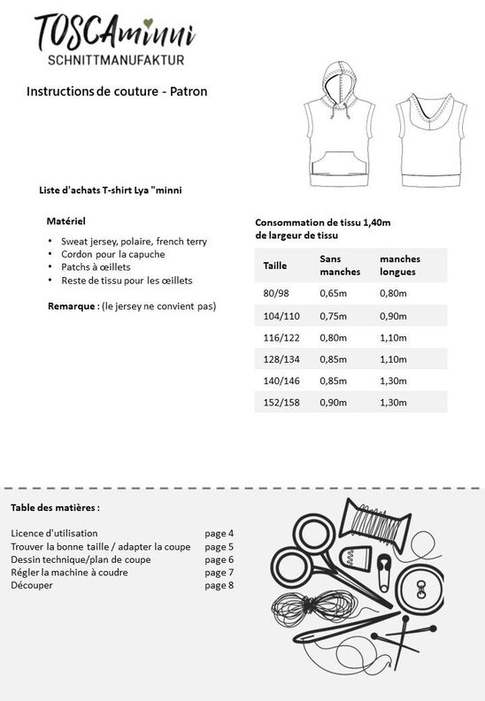 Sweater Lya "minni" Gr. 80-158 Patron image number 4