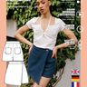 Patron skort avec instructions, XS-XXXL, Patron de couture thumbnail number 6