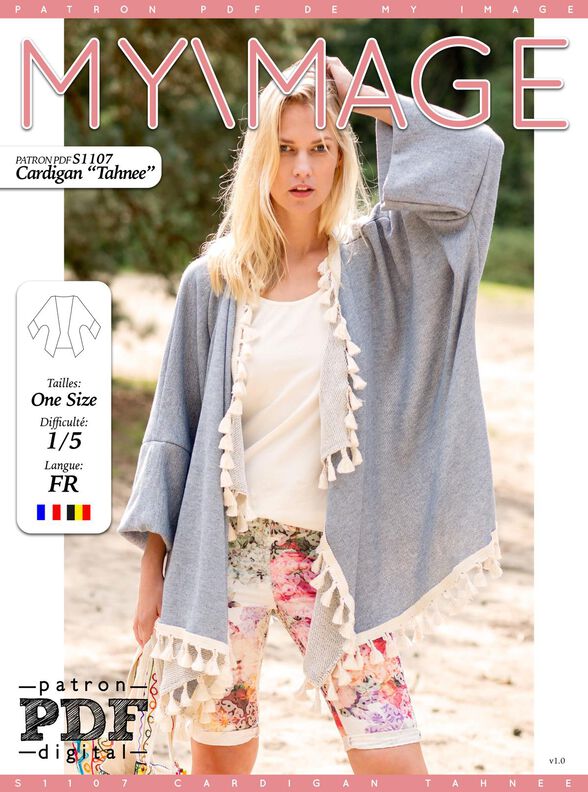 Cardigan TAHNEE Patron de Couture image number 2