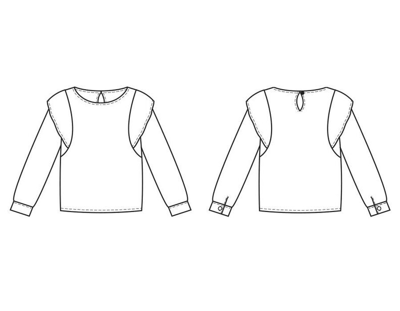 Blouse Amira Patron de Couture image number 3