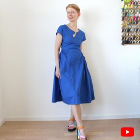 Robe d'été mini/ midi ou top avec laçage t. 34-62