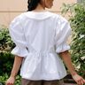 Patron de blouse cache-cœur femme avec col Claudine thumbnail number 3