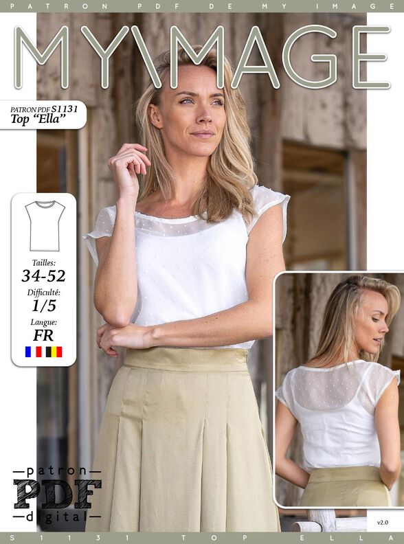 Top ELLA Patron de Couture  image number 4