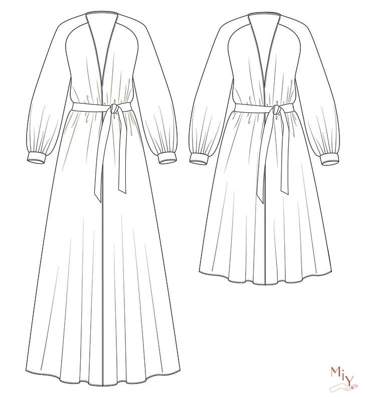 Robe de chambre / Robe  - T34-44 image number 10