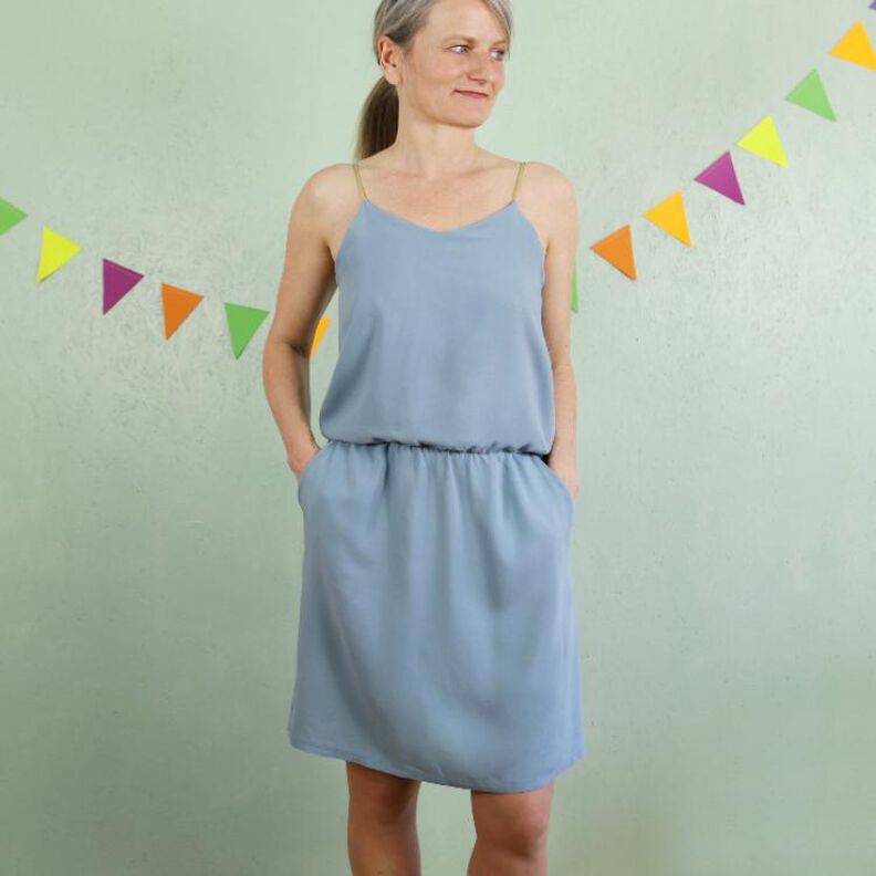 Madame SOFIE - Robe avec bretelles spaghetti XS-XL image number 1