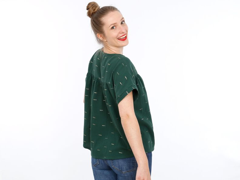 MADAME SUZY - Chemisier ample froncé  XS-XXL image number 8