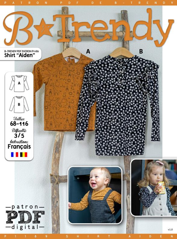 Shirt Aiden Patron de Couture image number 2