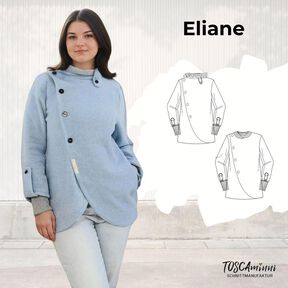Veste Eliane Taille 34-54 Patron