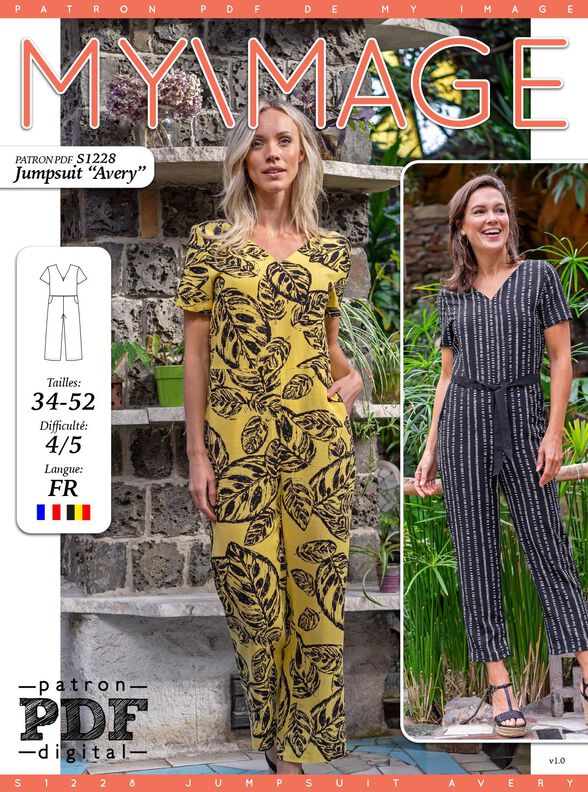 Jumpsuit Avery Patron de Couture image number 2