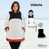 Hoodie Valeria tailles 34-54 Patron thumbnail number 1