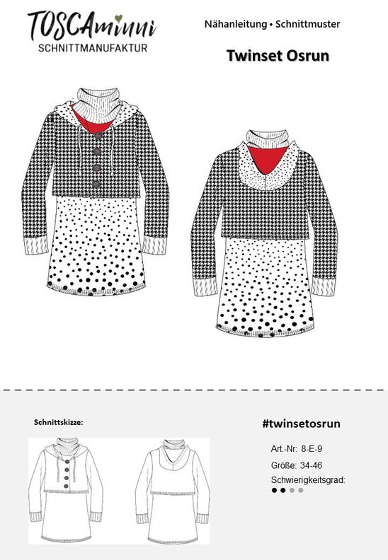 Veste + t-shirt Osrun tailles 34-46 Patron image number 6