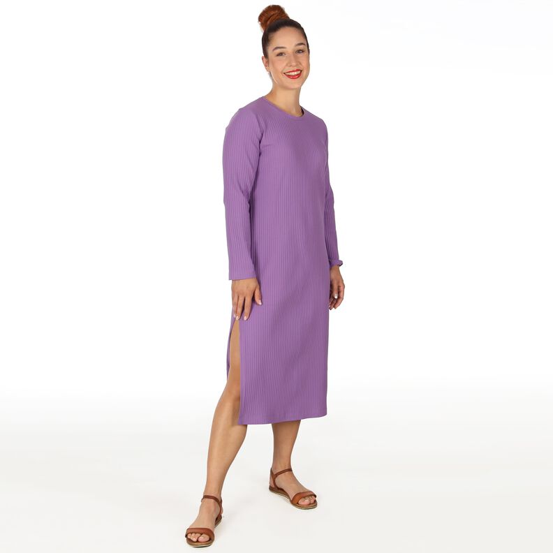Robe droite fendue - Madame NORA - XS-XXL image number 6