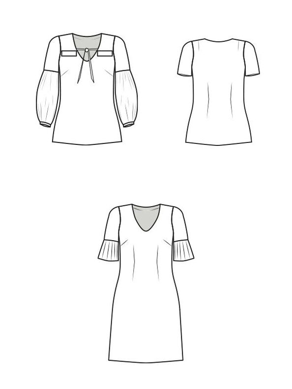 Robe PETITE ALEXANE 34-50 PDF A4, A0  image number 2