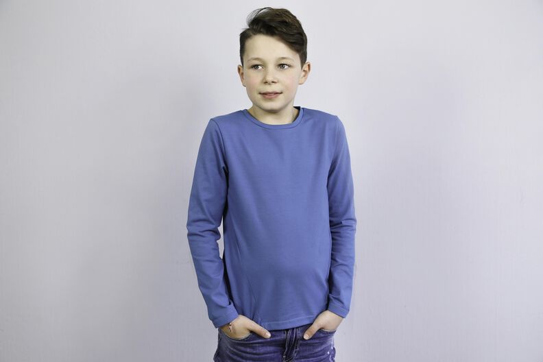 BELA - T-shirt avec couture latérale oblique 86-152 image number 5