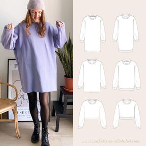 Sweatshirt oversize / Robe sweat - T34-50