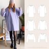Sweatshirt oversize / Robe sweat - T34-50 thumbnail number 1