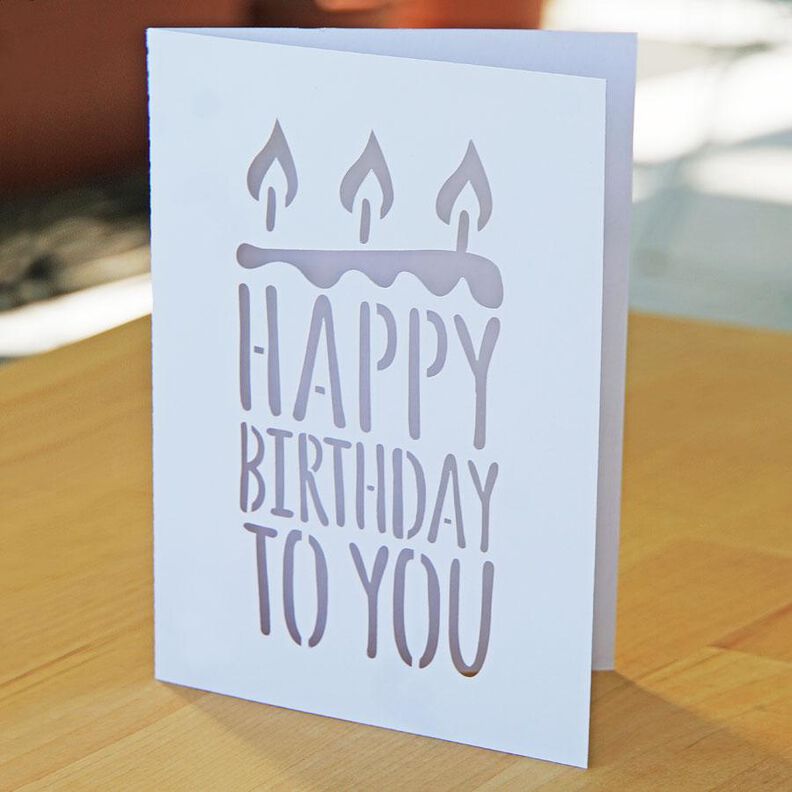  Carte d'anniversaire - Fichier traceur image number 5