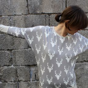 Top chauve-souris 32 - 52 - couture