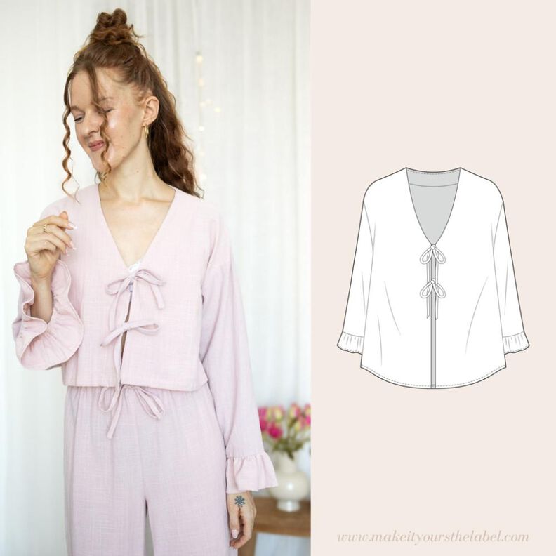 Blouse volantée image number 1
