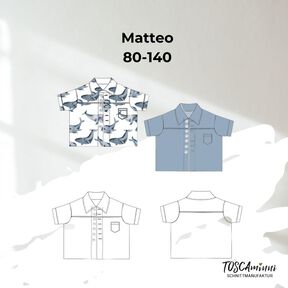 Patron chemise garçon t. 80-140 patron de couture