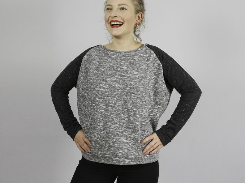 Madame MONA - Sweater raglan XS-L - couture image number 3