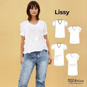 Blouse Lissy tailles 34-54 Patron