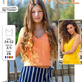 Top CARMEN Patron de Couture