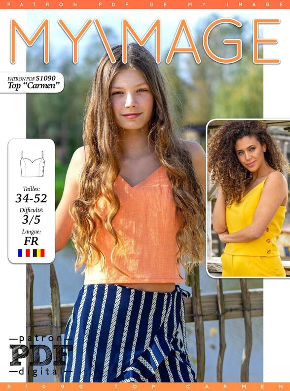 Top CARMEN Patron de Couture image number 2