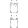 Patron Top Encolure plissée XS-XXXL Patron Top de couture thumbnail number 4