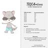 Fichier de broderie raton laveur Fritzi thumbnail number 2