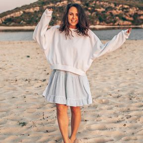 Sweatshirt oversize / Robe sweat - T34-50