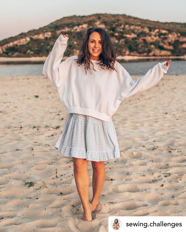 Sweatshirt oversize / Robe sweat - T34-50 image number 2