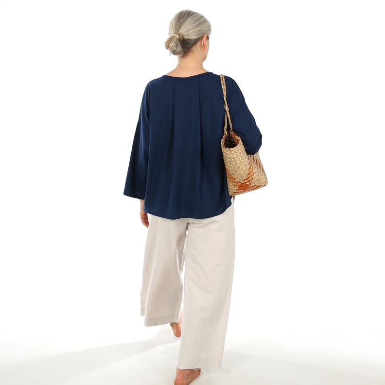 Madame MAKI - Blouse à pli et col rond  XS-XXL image number 6