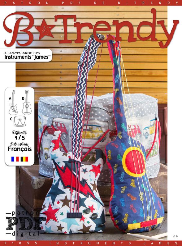 Instruments JAMES Patron de Couture image number 2