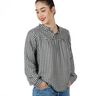 Madame UTA - Blouse avec empiècement rond  XS-XXL  thumbnail number 3