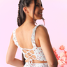 Koli Top | Crop bustier et haut avec laçage et volant thumbnail number 6
