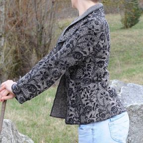 Blazer Winterrose tailles 34-54 Patron 