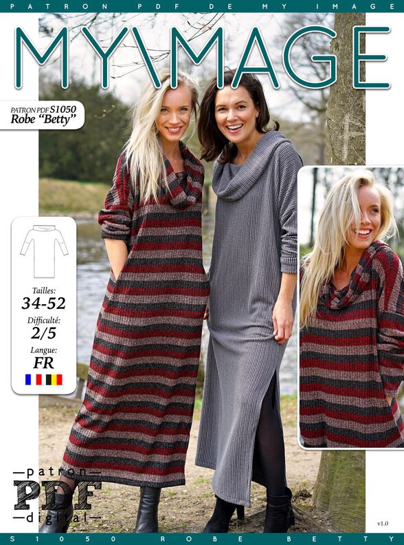 Robe BETTY Patron de Couture  image number 1