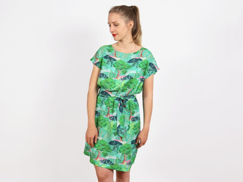Madame KONNI Robe avec poche XS-XXL - couture image number 7