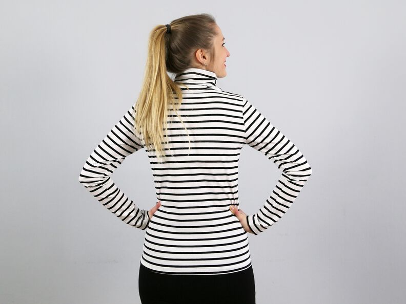 Madame ROMY - T-SHIRT AVEC COL ROULÉ XS-XXL image number 2